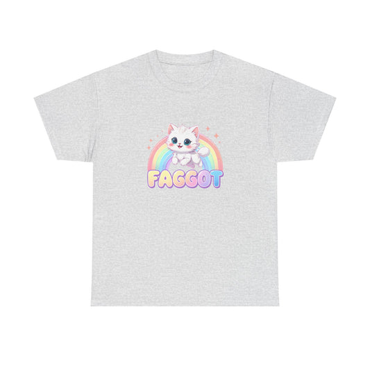 Kitty Rainbow Faggot Tee