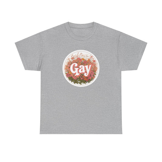 Gay Flowers Tee, Lesbian Unicorn Tee, LGBTQ Pride Shirt, Dykes, Lesbian Top, Lesbian Graphic Tee, Homo Shirt