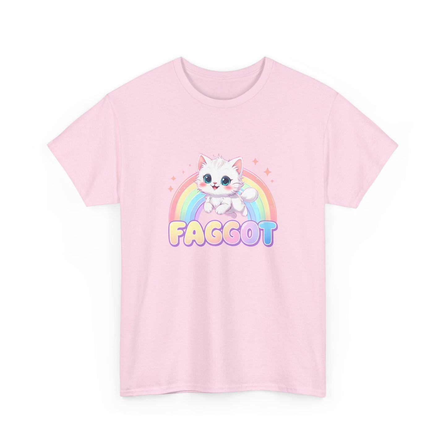 Kitty Rainbow Faggot Tee