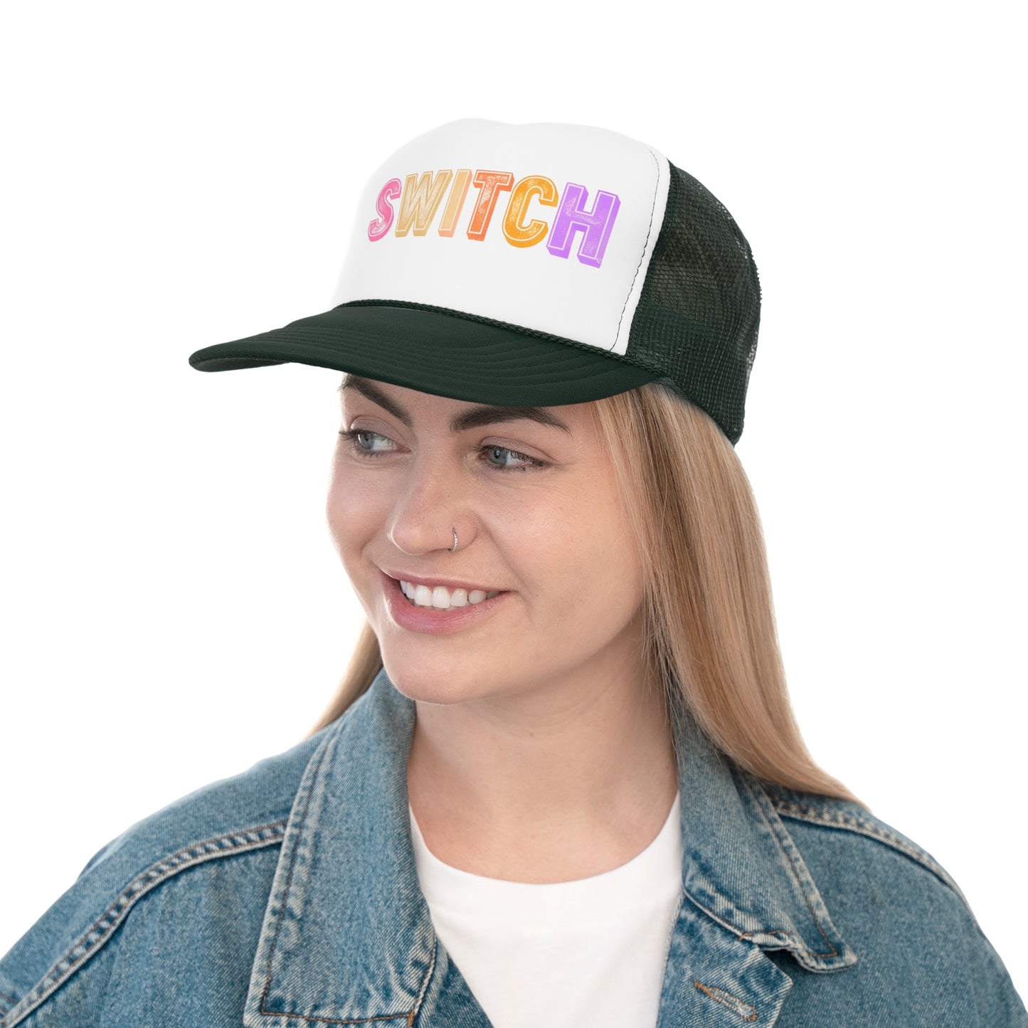 Switch Hat Funny Gay Hat For Men Women Switch Print Gay Hat LGBTQ Hat Cool Queer Graphic Hat Gay Pride