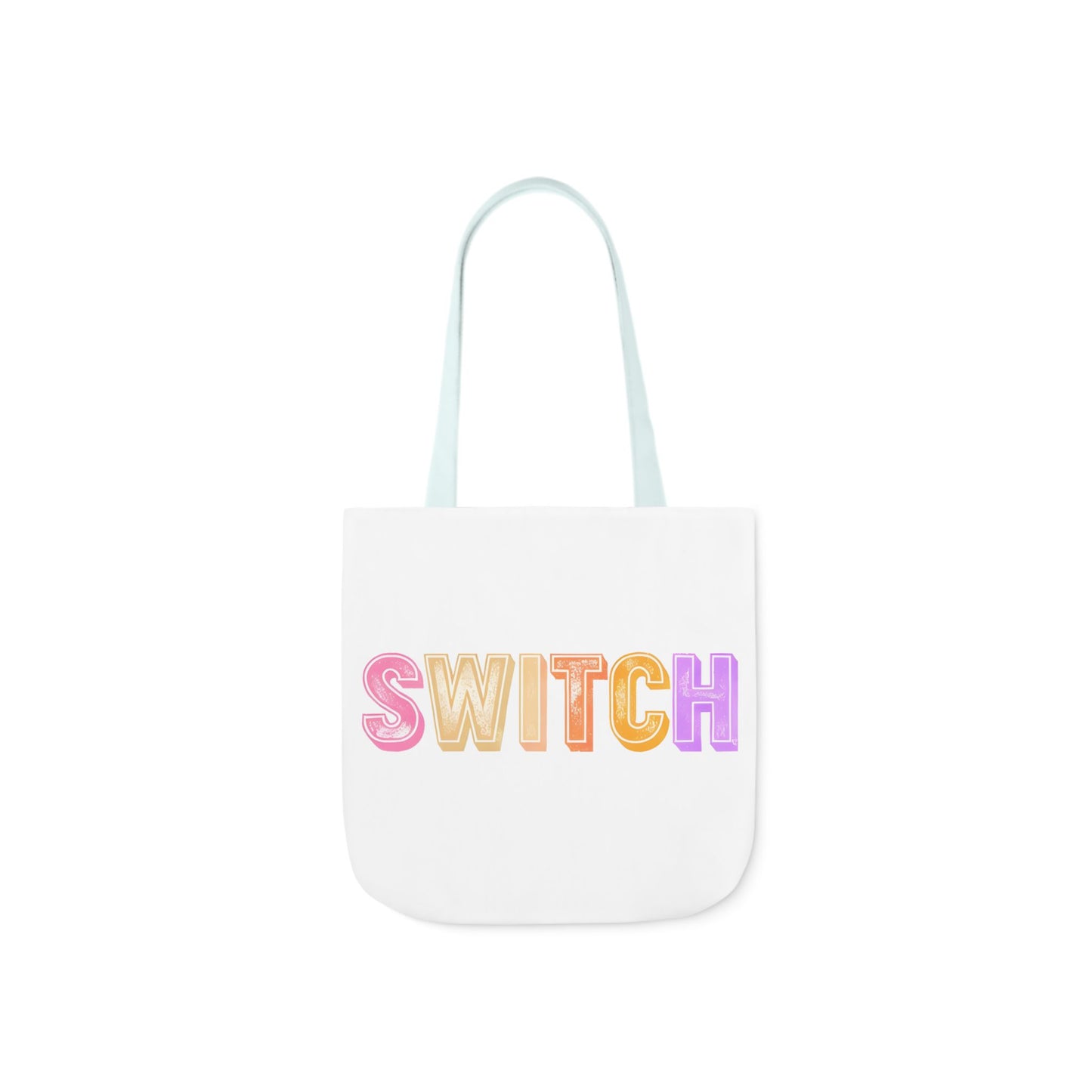 Colourful Canvas Tote with 'SWITCH' - Perfect Queer Fashion Accessory