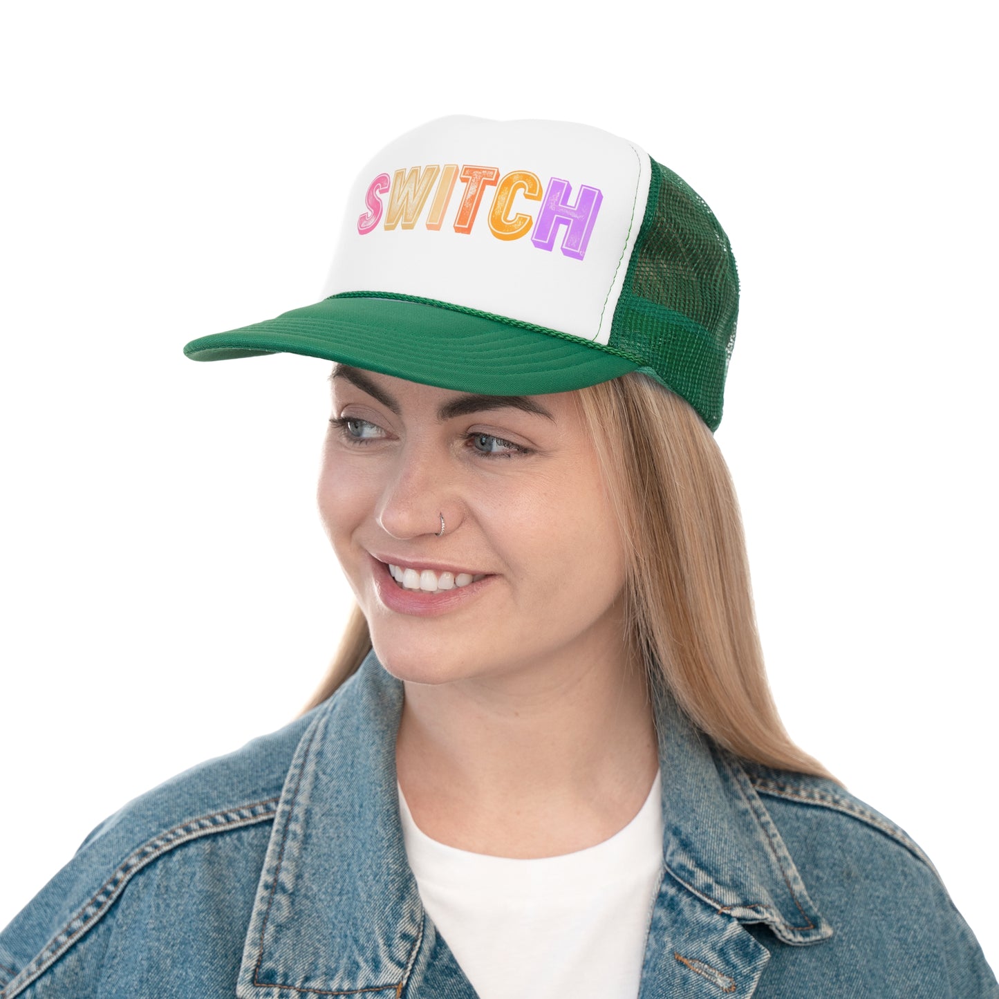 Switch Hat Funny Gay Hat For Men Women Switch Print Gay Hat LGBTQ Hat Cool Queer Graphic Hat Gay Pride