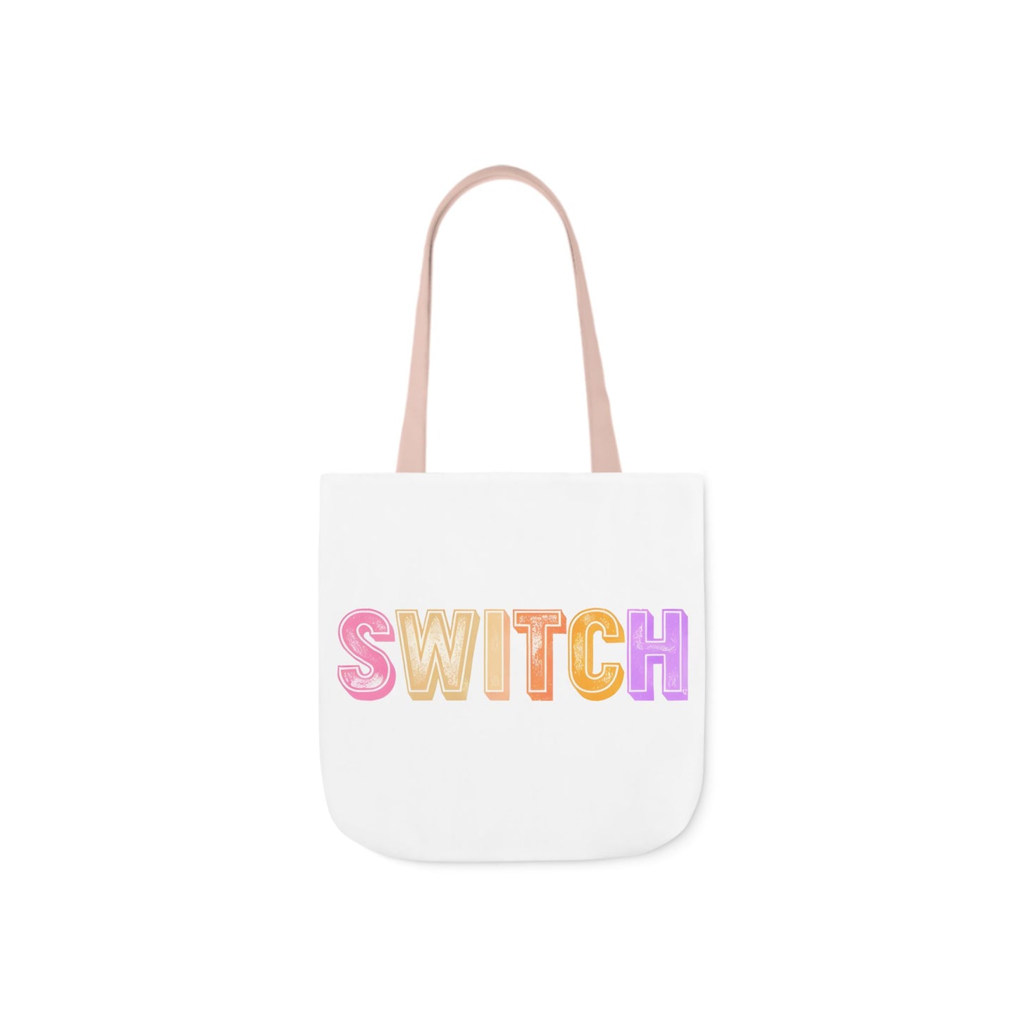 Colourful Canvas Tote with 'SWITCH' - Perfect Queer Fashion Accessory