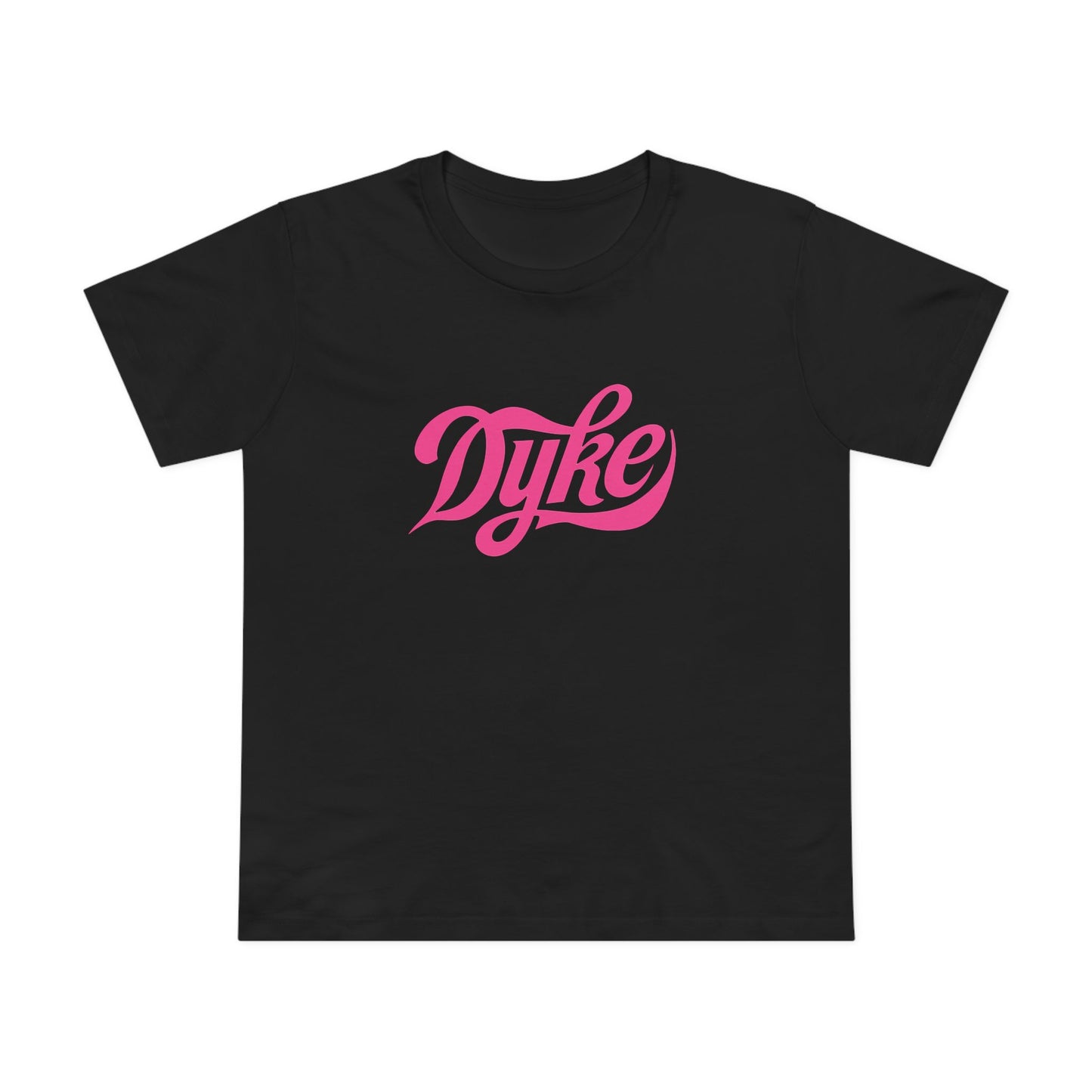 Lesbian T Shirt, Pink Dyke T-Shirt, Feminist Tee, LGBTQ Pride Shirt, Casual Top, Women's Graphic Tee, Short Sleeve Tee