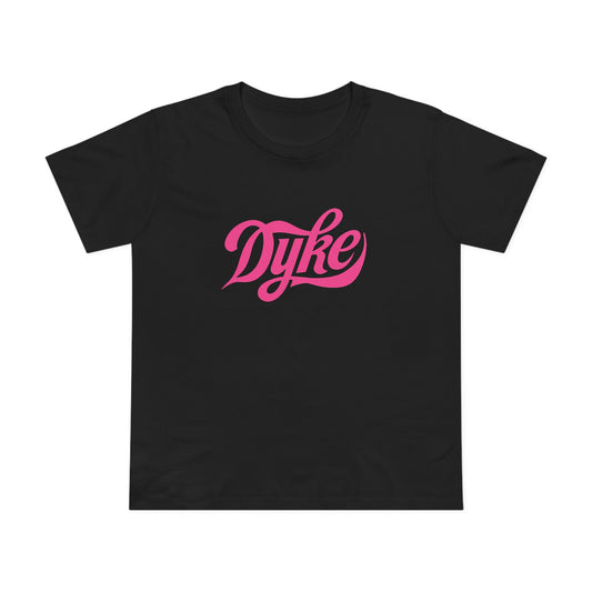 Lesbian T Shirt, Pink Dyke T-Shirt, Feminist Tee, LGBTQ Pride Shirt, Casual Top, Women's Graphic Tee, Short Sleeve Tee