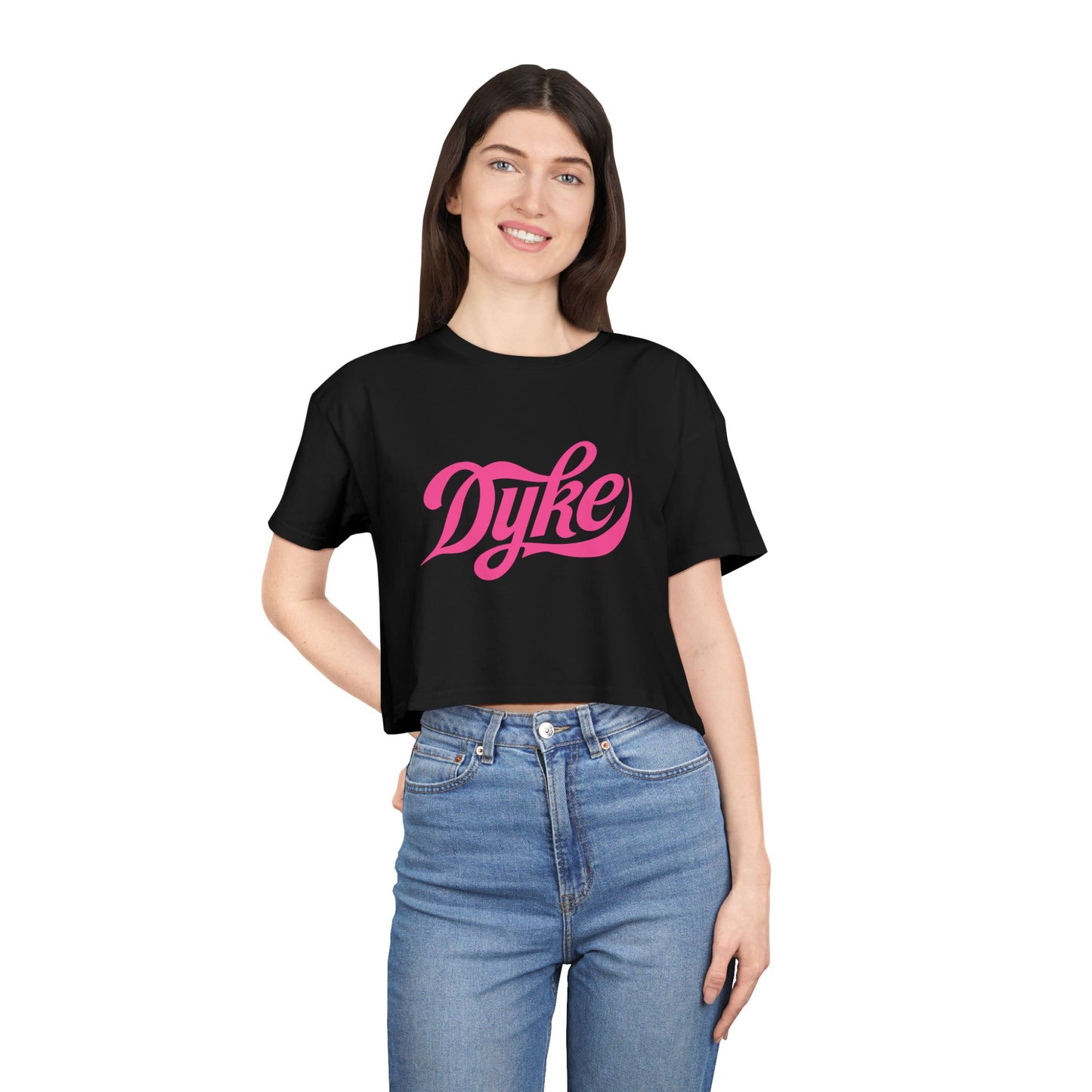 Dyke Tee, Lesbian Crop Tee, LGBTQ Pride Shirt, Dykes, Lesbian Top, Lesbian Graphic Tee, Dyke Shirt