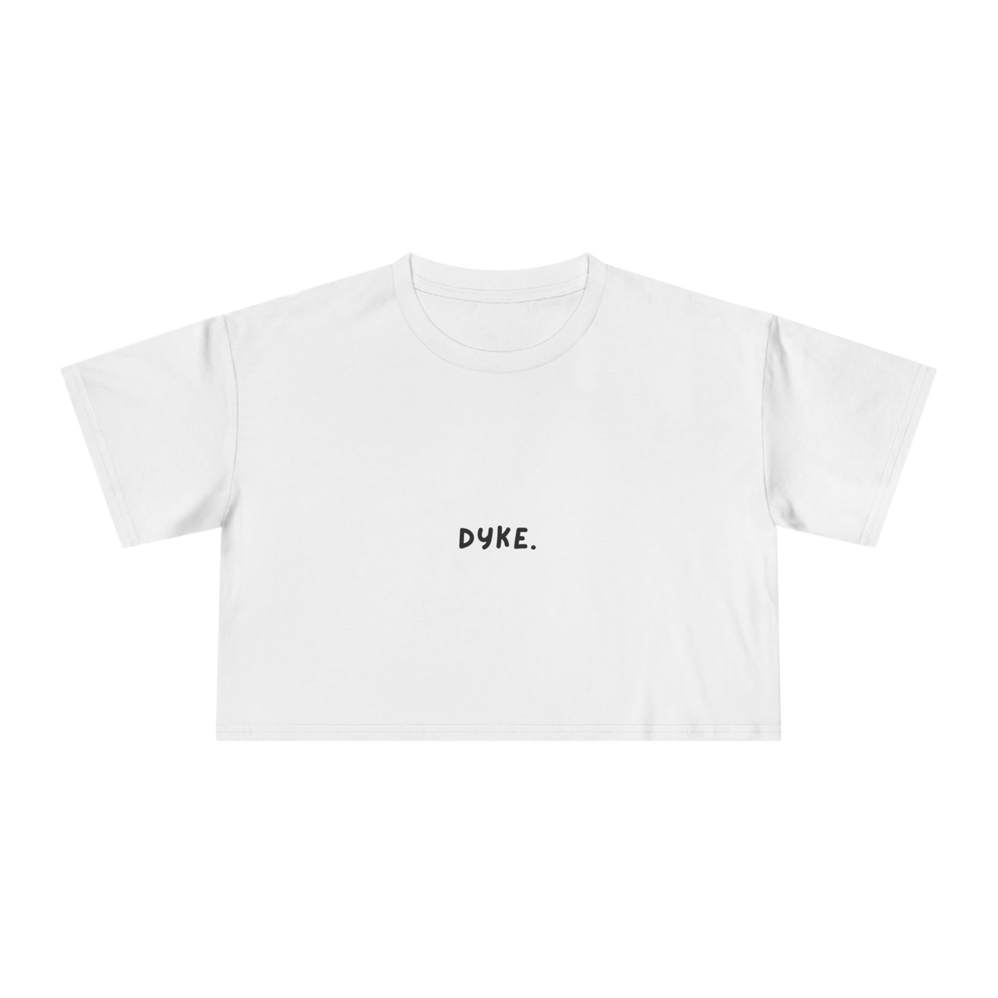 Dyke Tee, Lesbian Crop Tee, LGBTQ Pride Shirt, Dykes, Lesbian Top, Lesbian Graphic Tee, Dyke Shirt