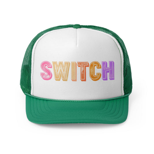 Switch Hat Funny Gay Hat For Men Women Switch Print Gay Hat LGBTQ Hat Cool Queer Graphic Hat Gay Pride