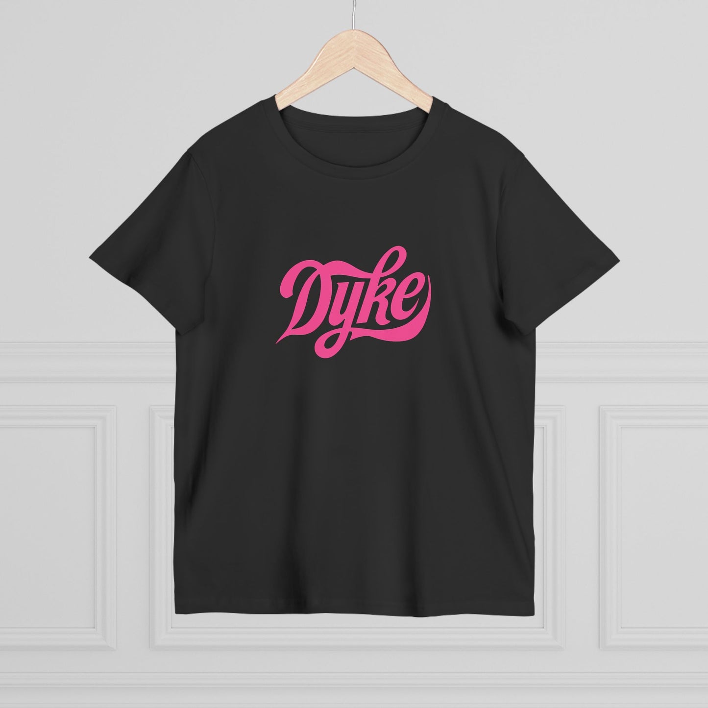 Lesbian T Shirt, Pink Dyke T-Shirt, Feminist Tee, LGBTQ Pride Shirt, Casual Top, Women's Graphic Tee, Short Sleeve Tee