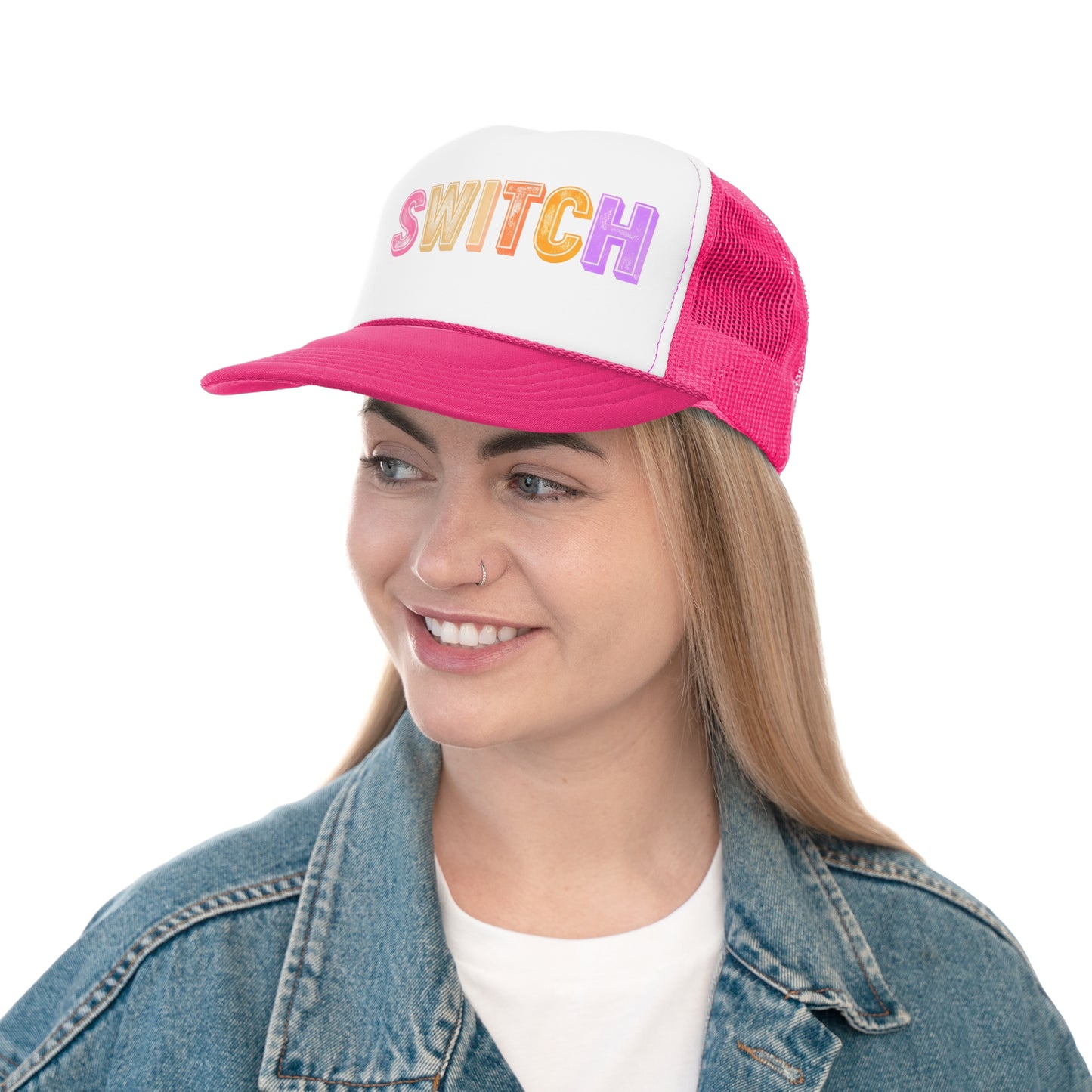 Switch Hat Funny Gay Hat For Men Women Switch Print Gay Hat LGBTQ Hat Cool Queer Graphic Hat Gay Pride