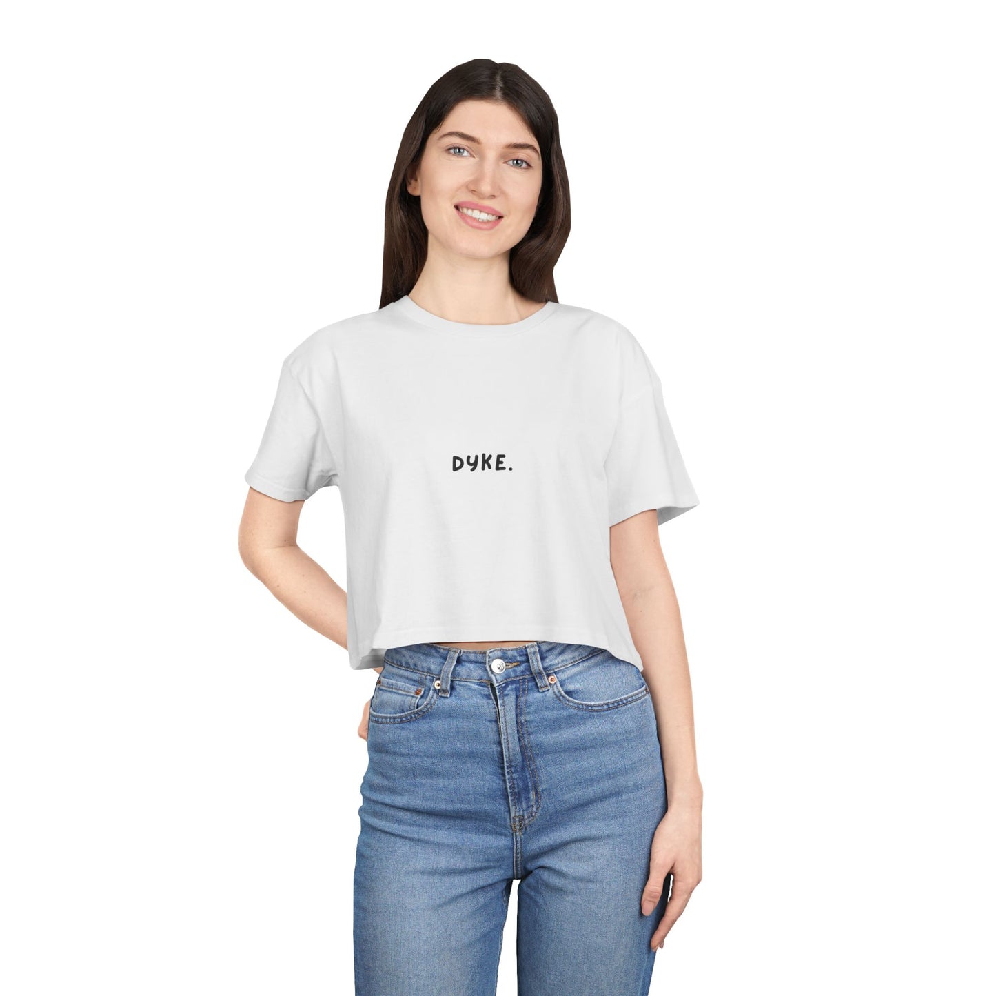 Dyke Tee, Lesbian Crop Tee, LGBTQ Pride Shirt, Dykes, Lesbian Top, Lesbian Graphic Tee, Dyke Shirt