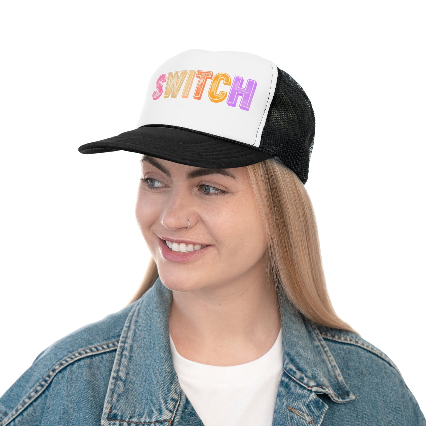 Switch Hat Funny Gay Hat For Men Women Switch Print Gay Hat LGBTQ Hat Cool Queer Graphic Hat Gay Pride