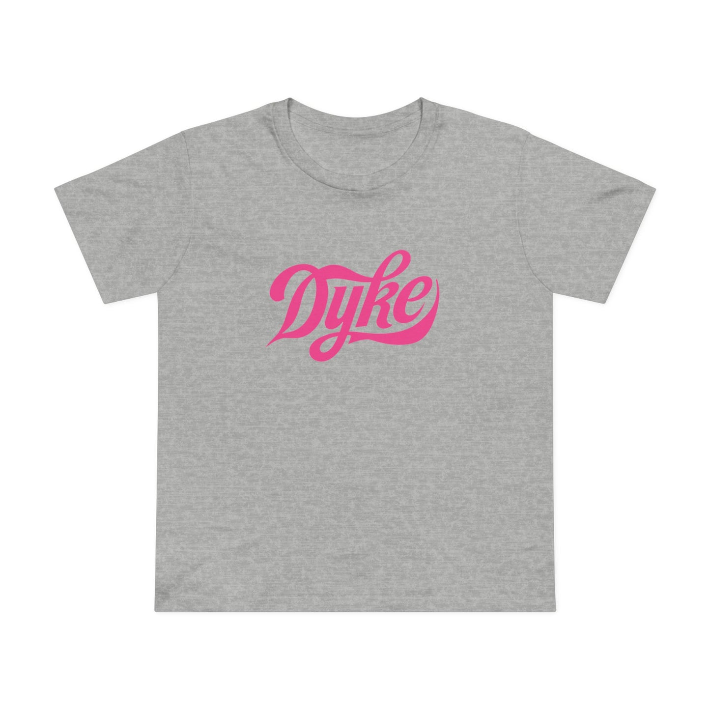 Lesbian T Shirt, Pink Dyke T-Shirt, Feminist Tee, LGBTQ Pride Shirt, Casual Top, Women's Graphic Tee, Short Sleeve Tee