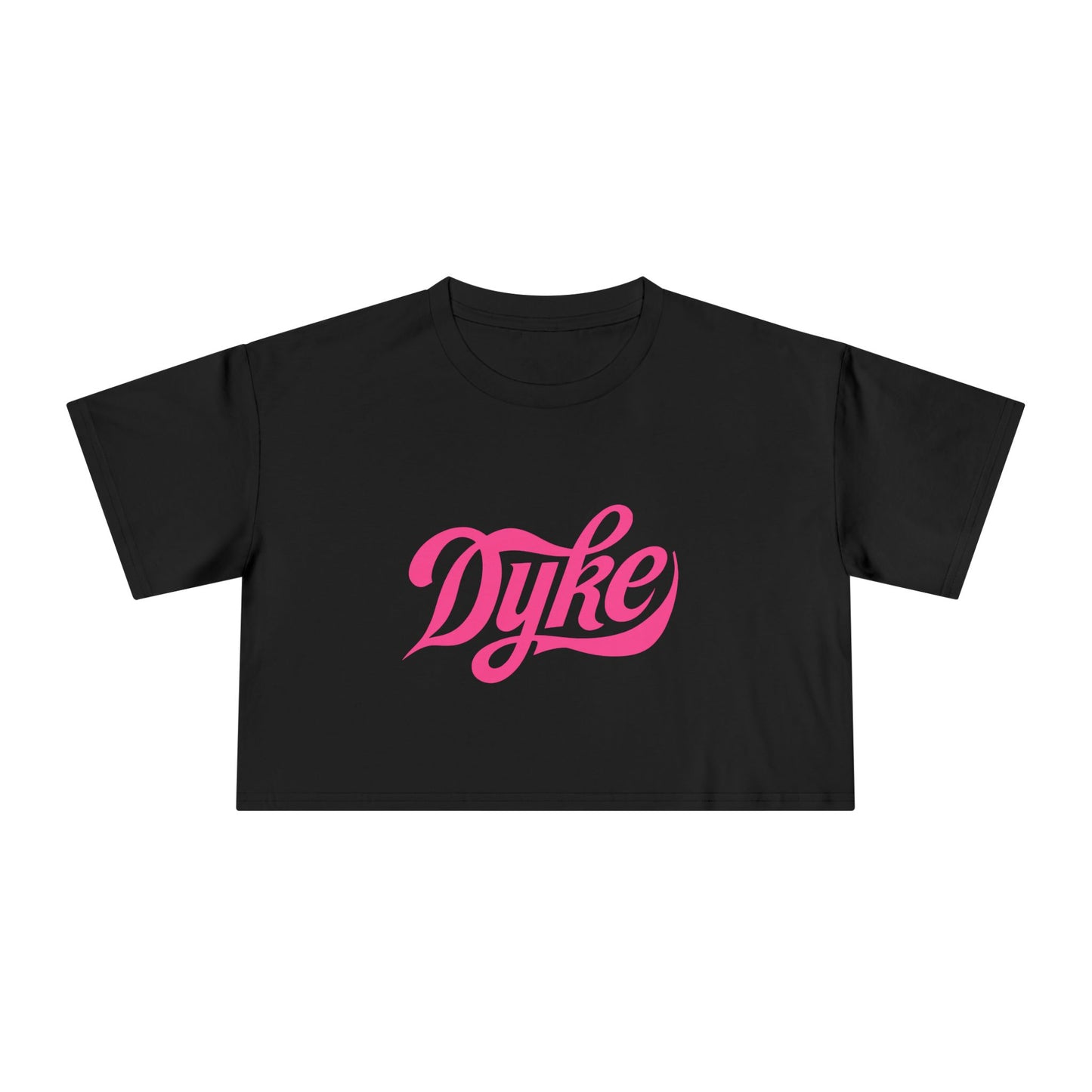 Dyke Tee, Lesbian Crop Tee, LGBTQ Pride Shirt, Dykes, Lesbian Top, Lesbian Graphic Tee, Dyke Shirt